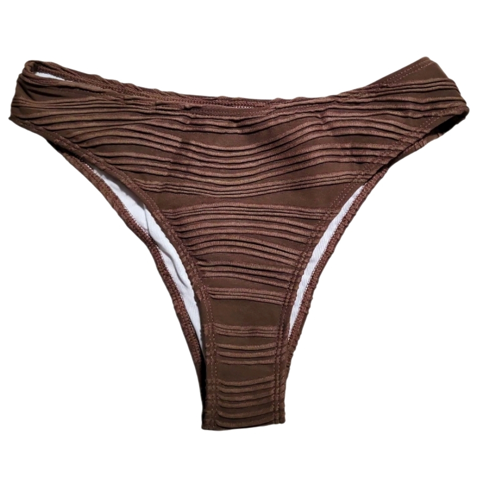ZAFUL Textured Bikini Bottom Sz Sm NWOT